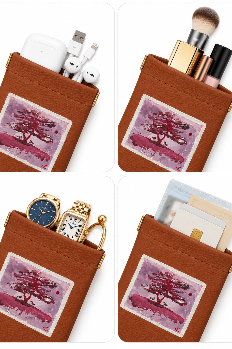 Leather pouch - Sidra